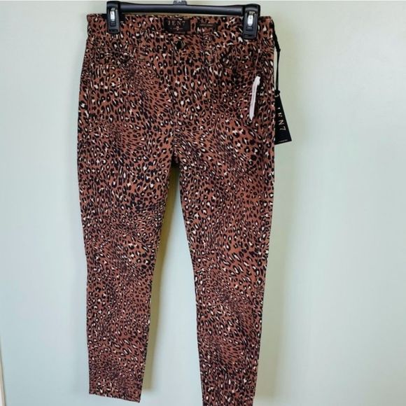 Jen7 by 7 for all mankind skinny jeans.animal print. Size 6 - Picture 1 of 7